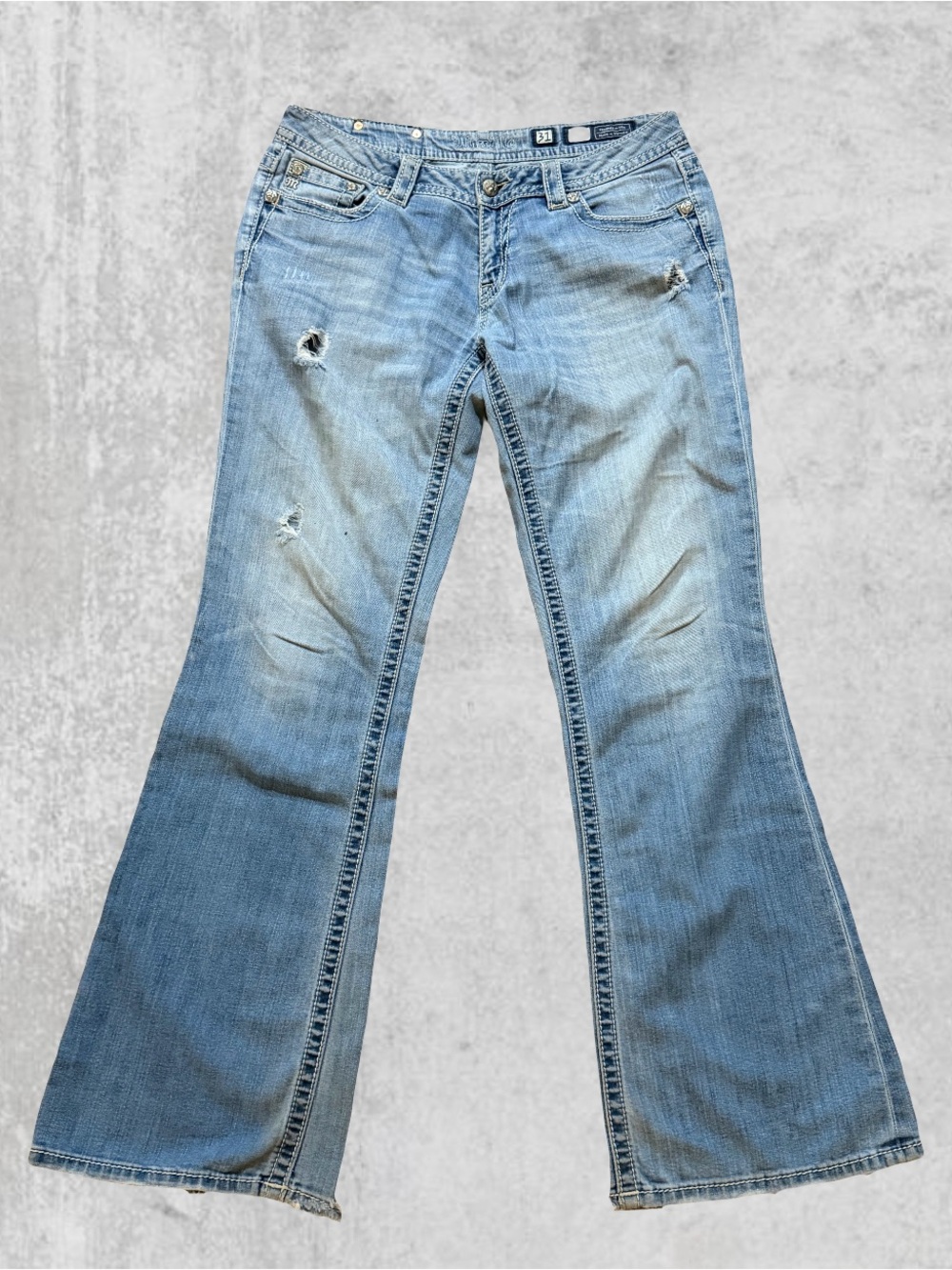 Y2K 00s Miss Me Bling Bootcut Jeans